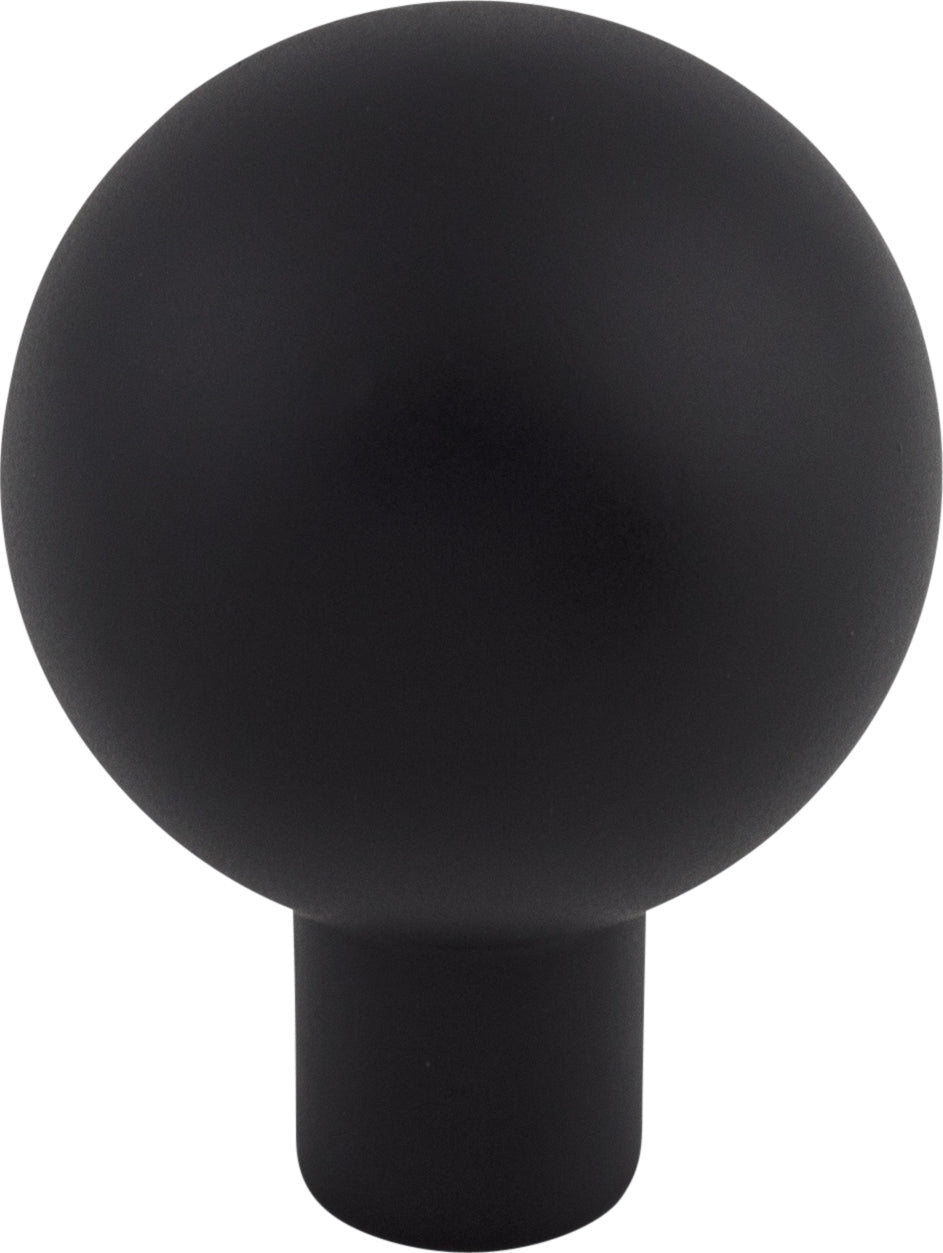 Top Knobs Brookline Series 1"L Knob, Flat Black