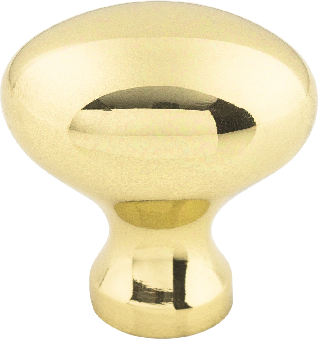 Top Knobs Egg Series 1-1/4"L Knob, Polished Brass