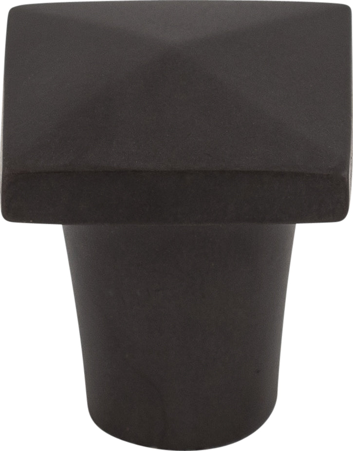 Top Knobs Aspen Square Series 3/4"L Knob, Medium Bronze