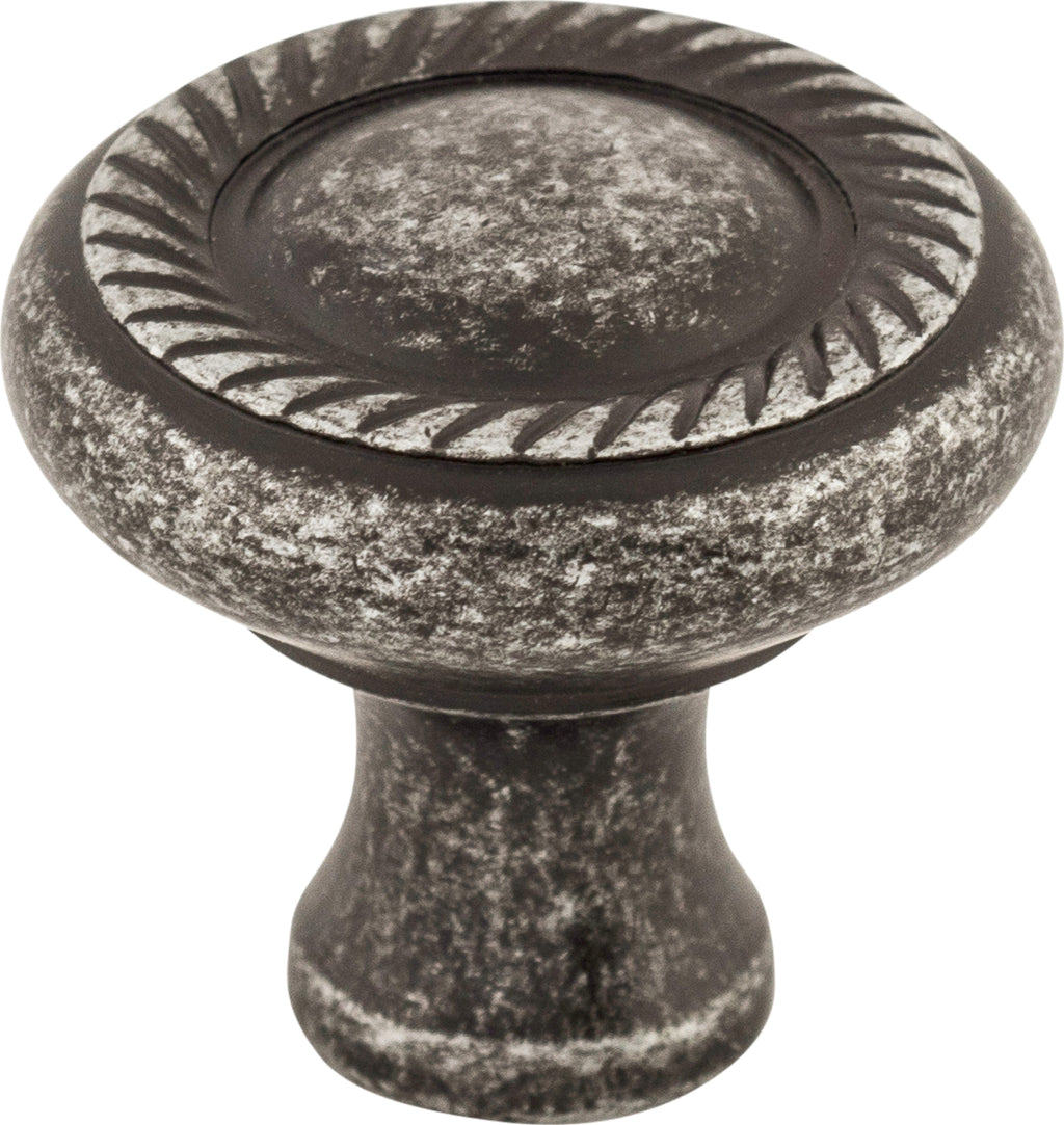 Top Knobs Swirl Series 1-1/4"L Knob, Black Iron