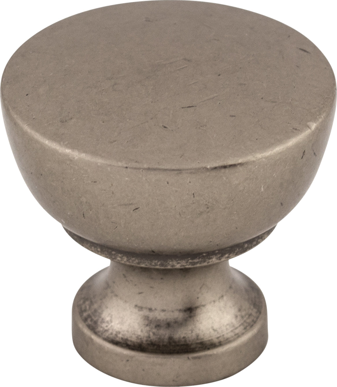 Top Knobs Bergen Series 1-1/4"L Knob, Pewter Antique