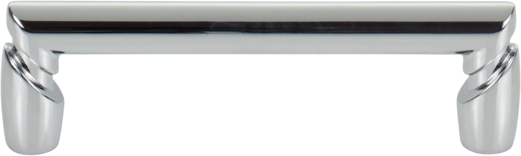 Top Knobs Florham Series 3-3/4"(95mm) CC Pull, Polished Chrome