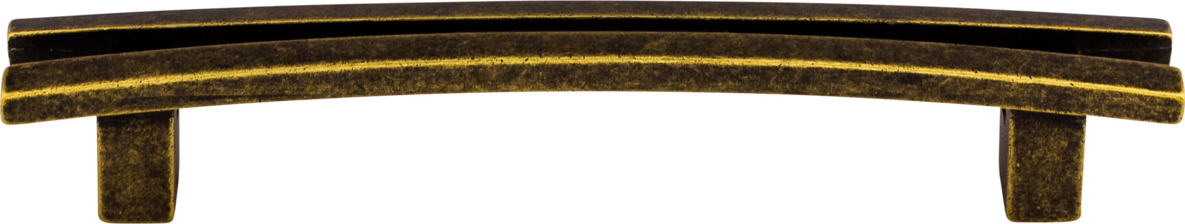 Top Knobs Flared Series 5"(127mm) CC Pull, German Bronze