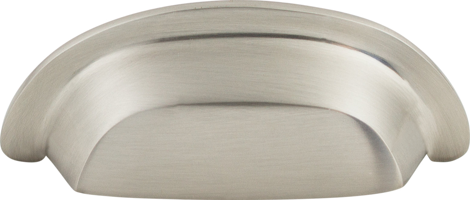 Top Knobs Aspen II Series 3"(76mm) CC Cup Pull, Brushed Satin Nickel