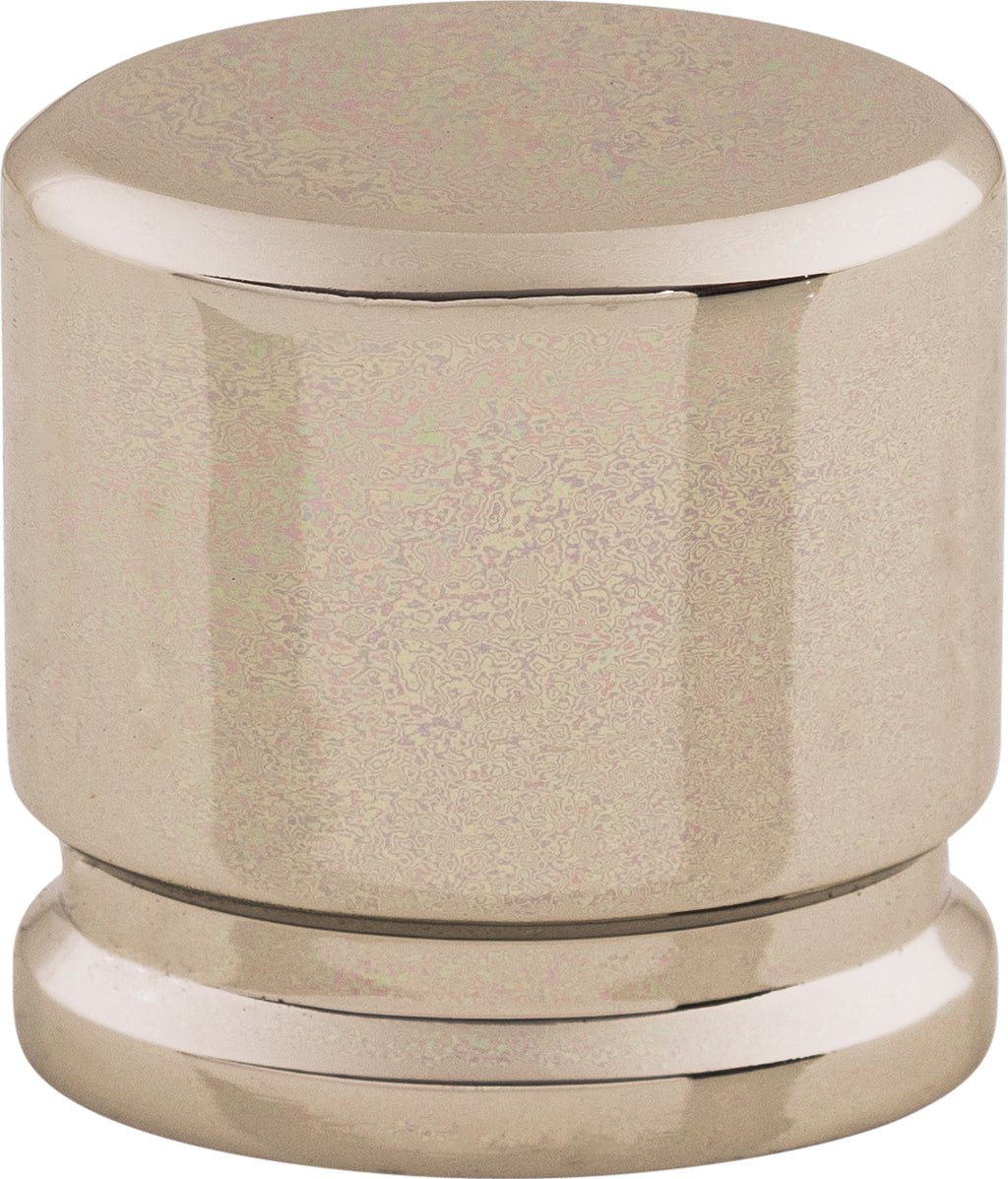 Top Knobs Oval Series 1-1/8"L Knob, Polished Nickel