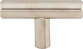Top Knobs Solid Series 2"L T-Handle, Brushed Stainless Steel