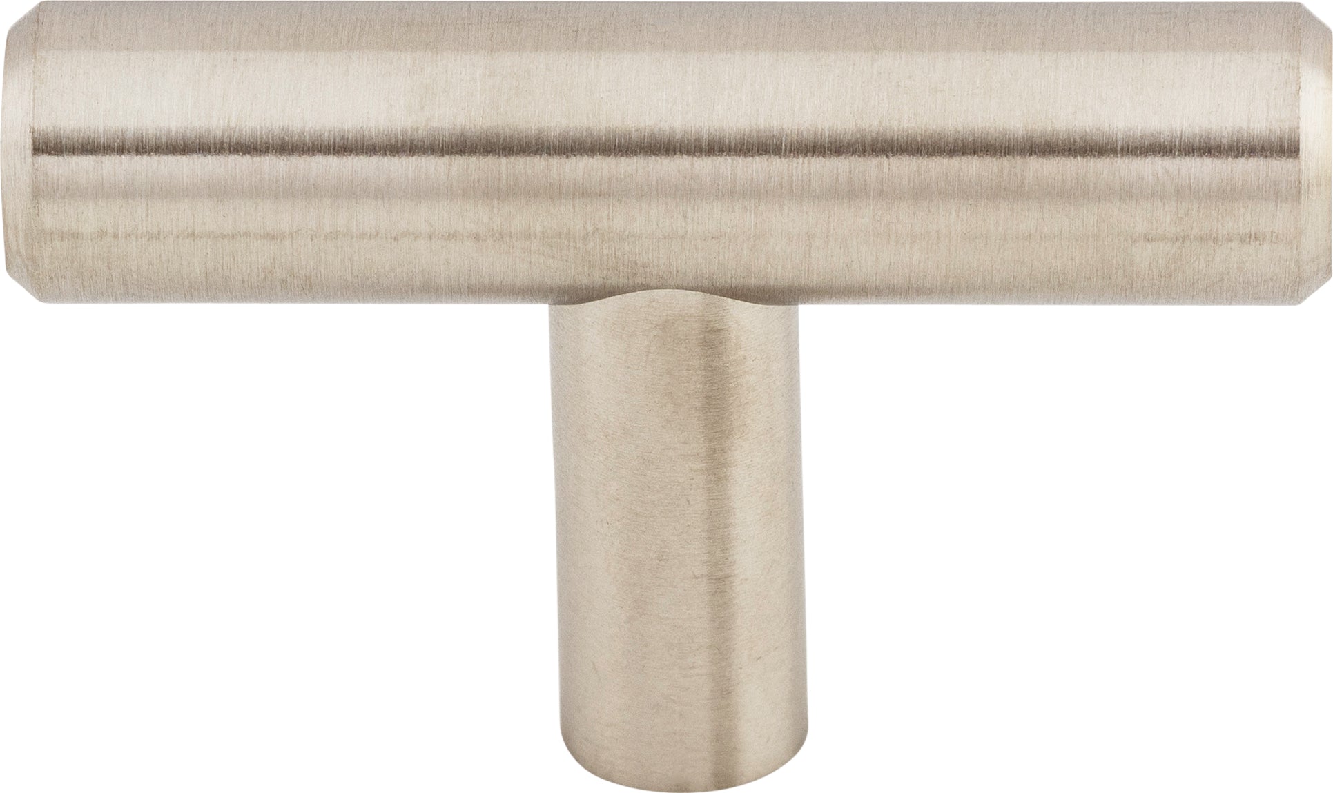 Top Knobs Solid Series 2"L T-Handle, Brushed Stainless Steel