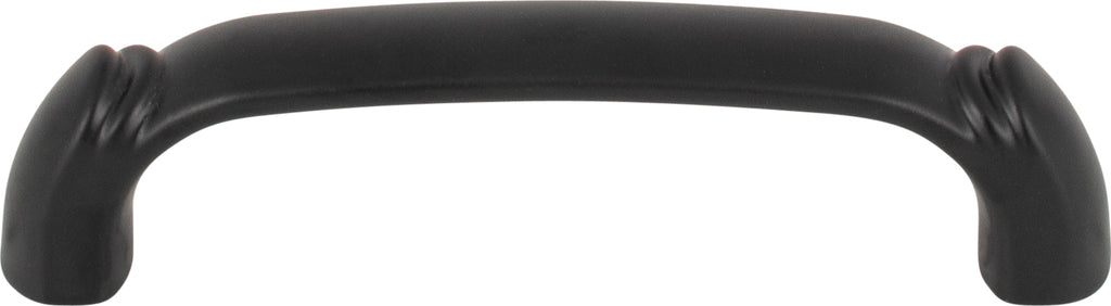 Top Knobs Pomander Series 3-3/4"(95mm) CC Pull, Flat Black