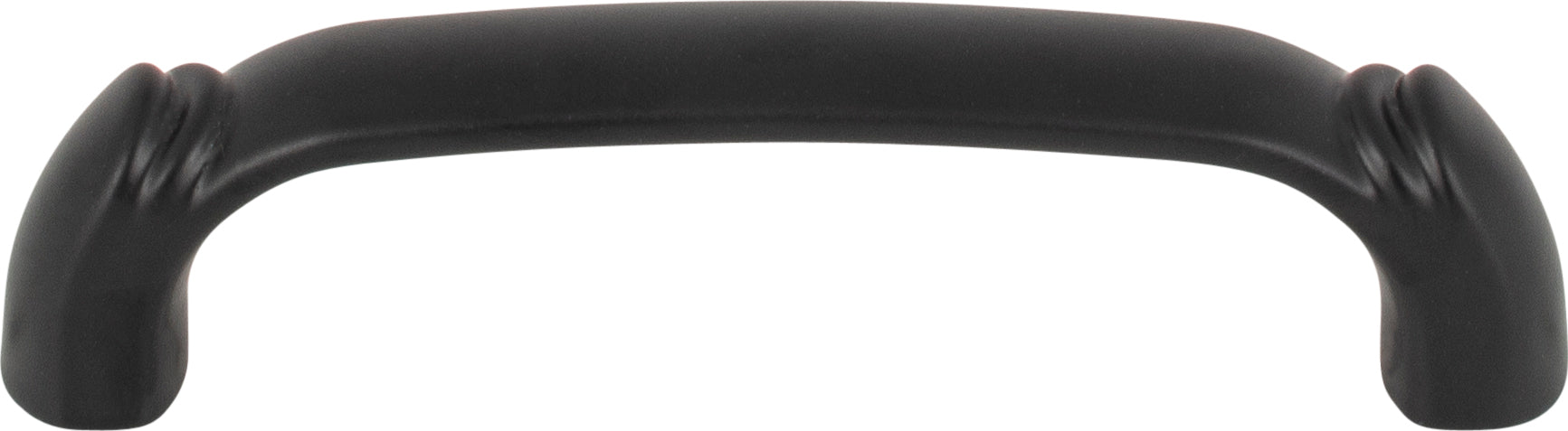 Top Knobs Pomander Series 3-3/4"(95mm) CC Pull, Flat Black
