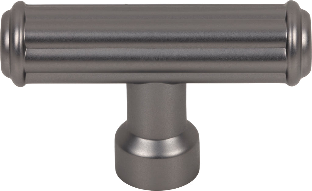 Top Knobs Pemberton Series 2-1/4"L T-Knob, Ash Gray