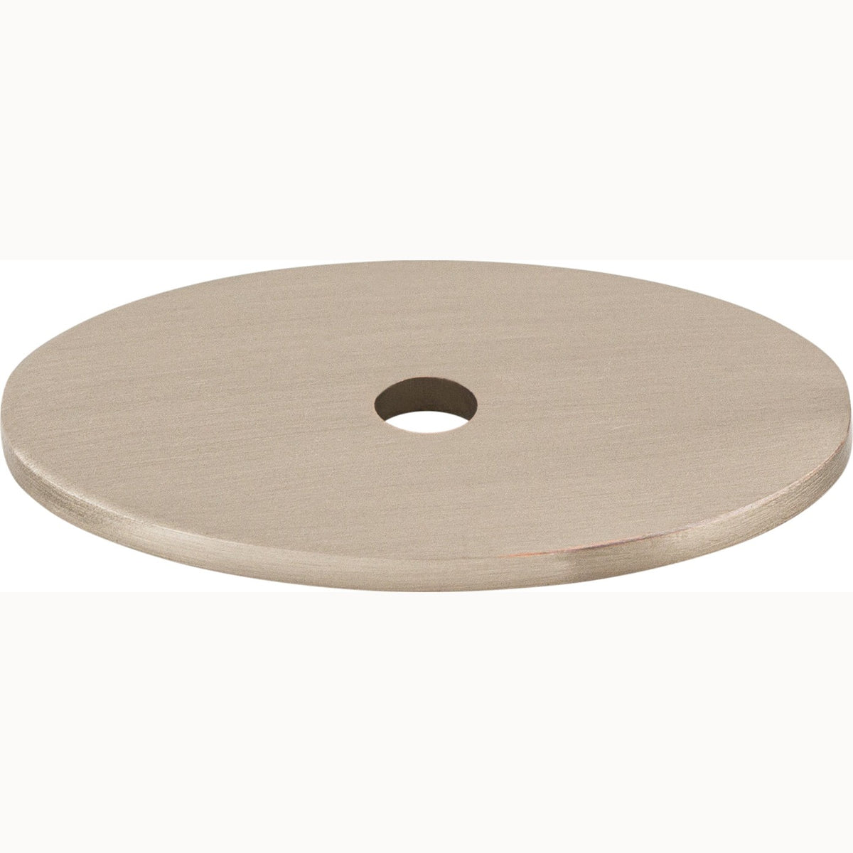 Top Knobs Oval Series 1-1/2"L Backplate, Brushed Satin Nickel