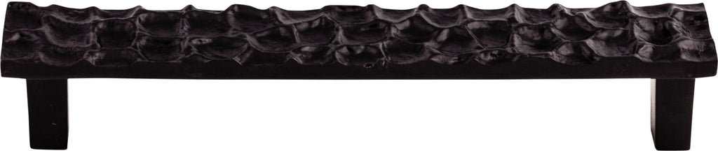 Top Knobs Cobblestone Series 6-5/16"(160mm) CC Pull, Coal Black