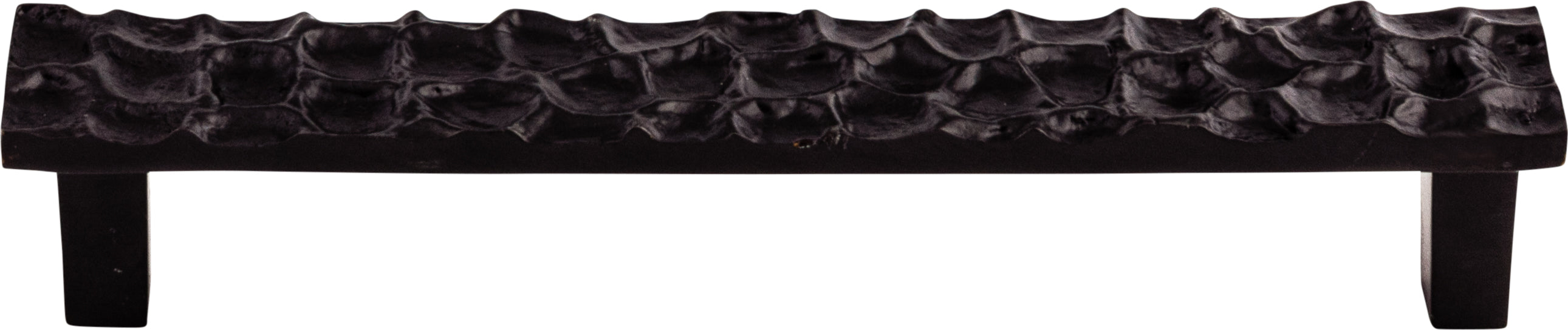 Top Knobs Cobblestone Series 6-5/16"(160mm) CC Pull, Coal Black