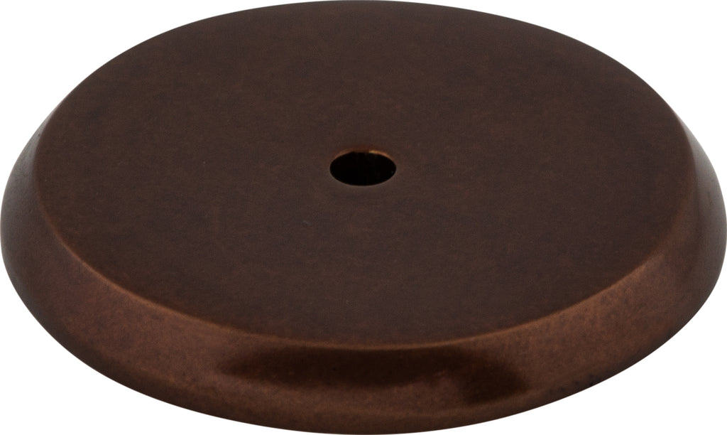 Top Knobs Aspen Backplates Series 1-3/4"L Round, Mahogany Bronze