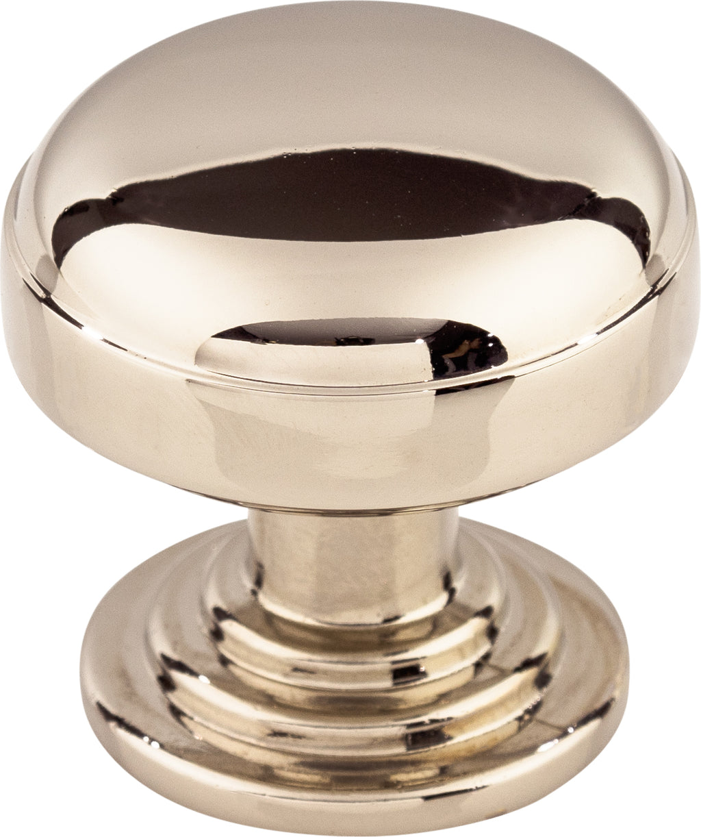 Top Knobs Ellis Series 1-1/4"L Knob, Polished Nickel