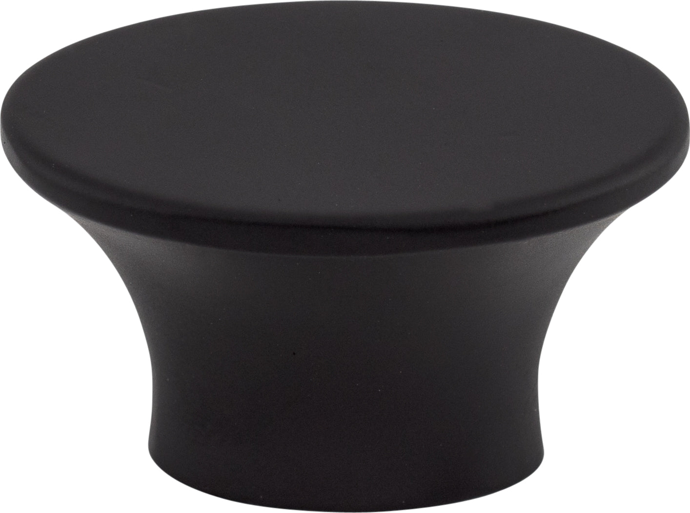 Top Knobs Edgewater Series 1-1/2"L Knob, Flat Black