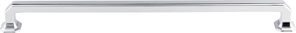 Top Knobs Emerald Series 12"(304mm) CC Pull, Polished Chrome