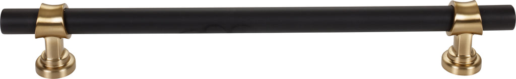 Top Knobs Bit Series 18"(457mm) CC Appliance Pull, Flat Black and Honey Bronze 