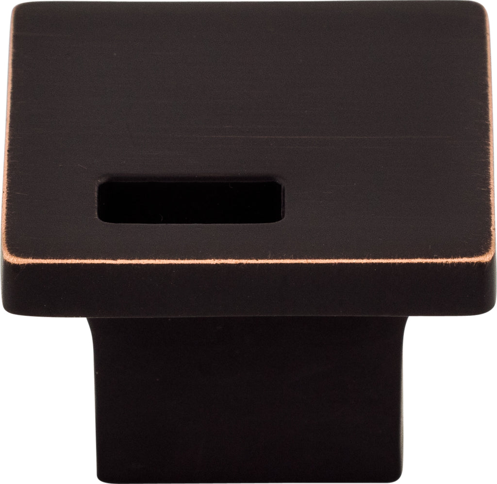 Top Knobs Modern Metro Series 1-1/4"L Slot Pull, Tuscan Bronze