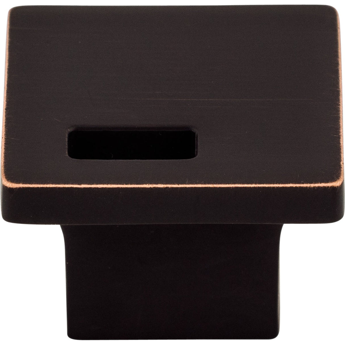 Top Knobs Modern Metro Series 1-1/4"L Slot Pull, Tuscan Bronze
