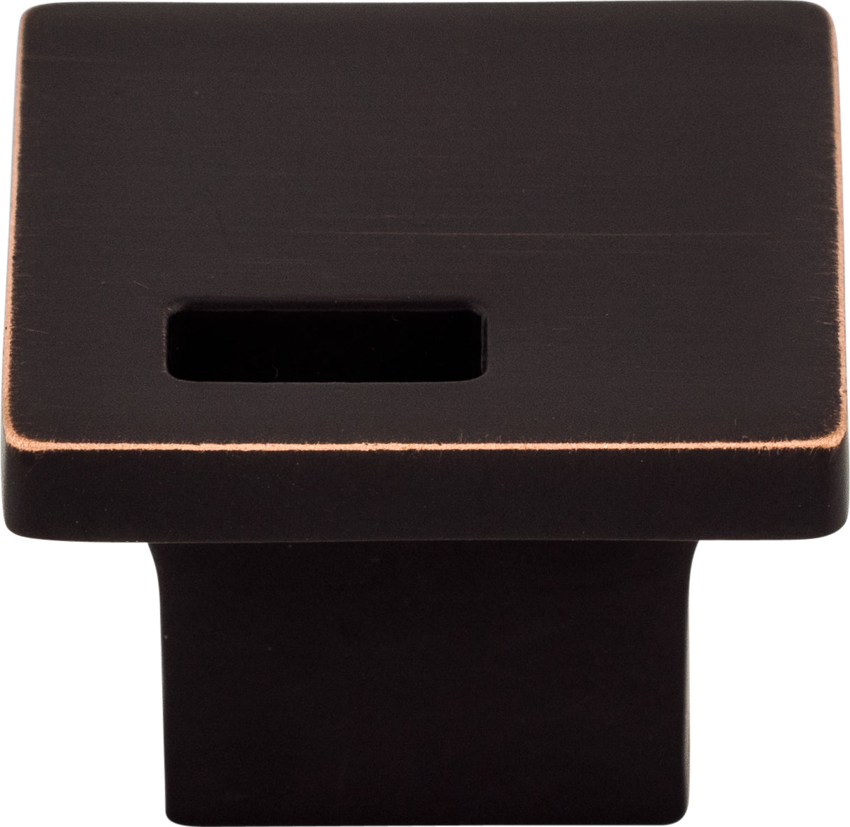 Top Knobs Modern Metro Series 1-1/4"L Slot Pull, Tuscan Bronze