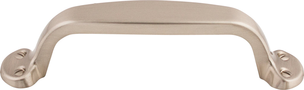 Top Knobs Trunk Series 3-3/4"(95mm) CC Pull, Brushed Satin Nickel