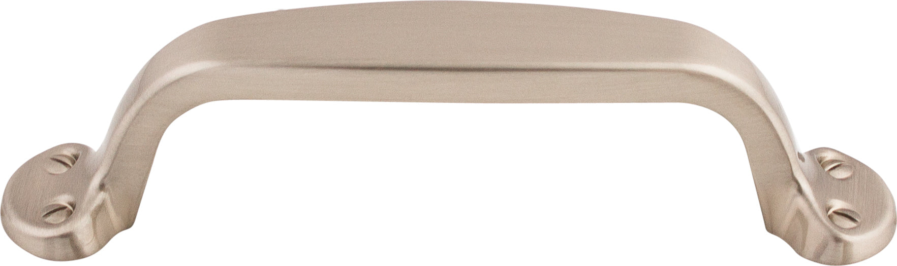 Top Knobs Trunk Series 3-3/4"(95mm) CC Pull, Brushed Satin Nickel