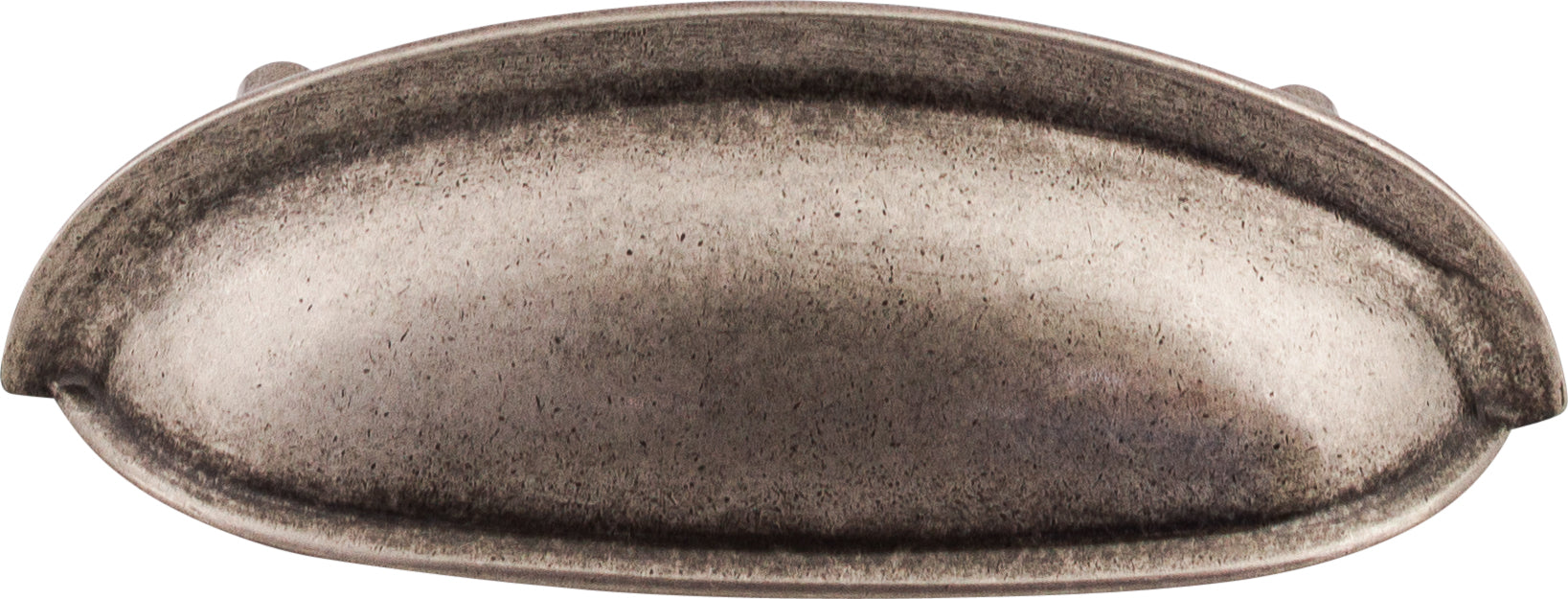 Top Knobs Somerset Series 3"(76mm) CC Cup Pull, Pewter Antique