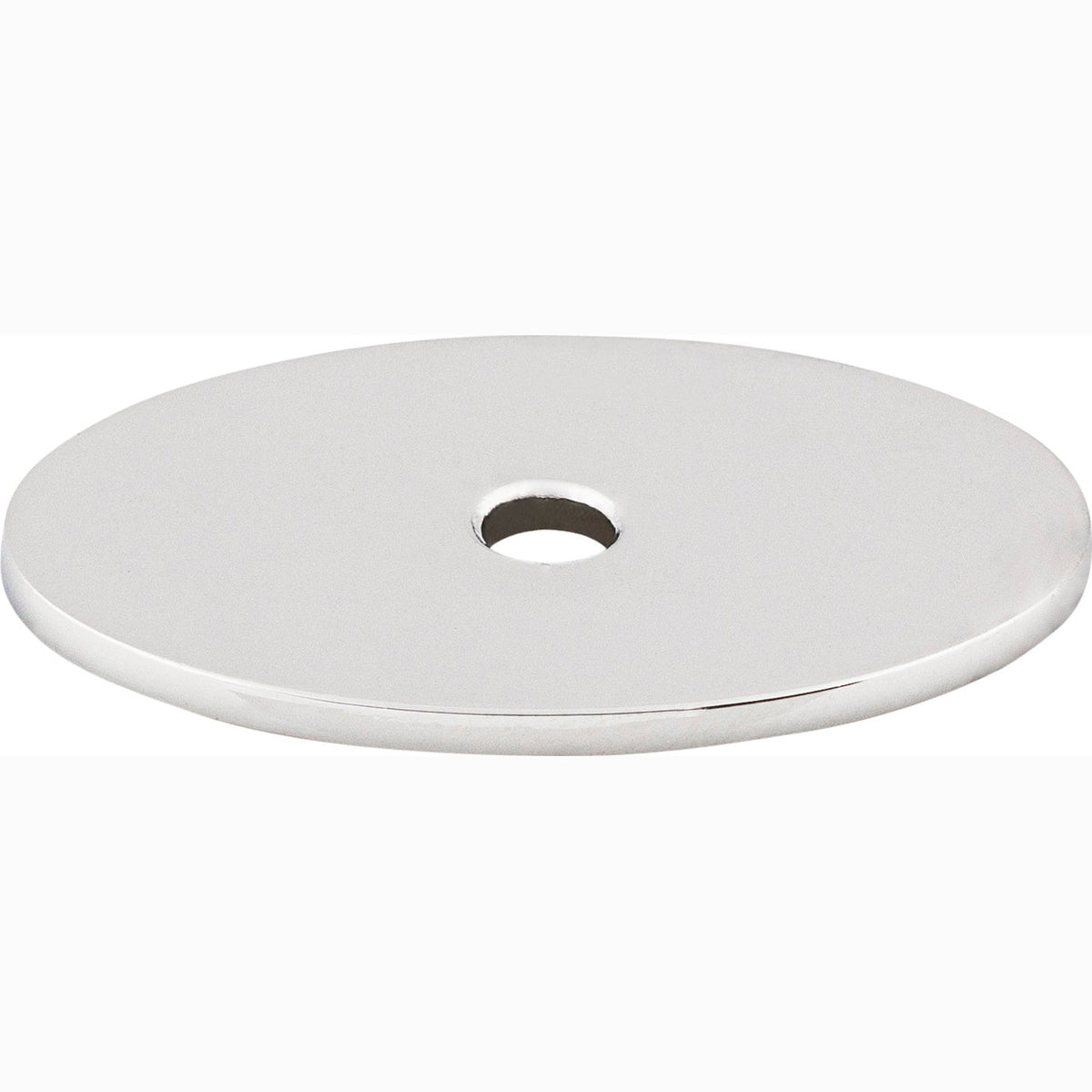 Top Knobs Oval Series 1-1/2"L Backplate, Polished Chrome