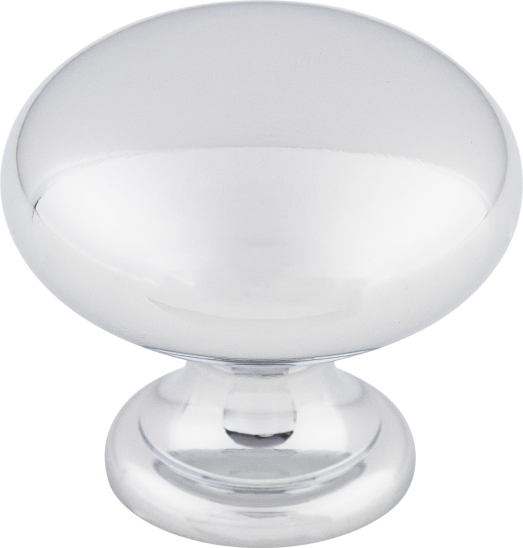 Top Knobs Mushroom Series 1-1/4"L Knob, Polished Chrome