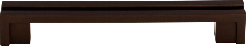 Top Knobs Flat Rail Series 5"(127mm) CC Pull, Oil Rubbed Bronze