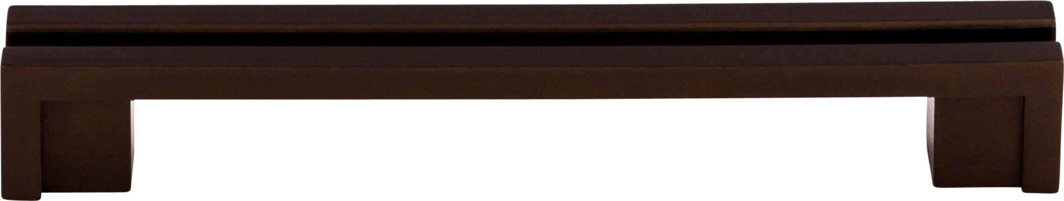 Top Knobs Flat Rail Series 5"(127mm) CC Pull, Oil Rubbed Bronze