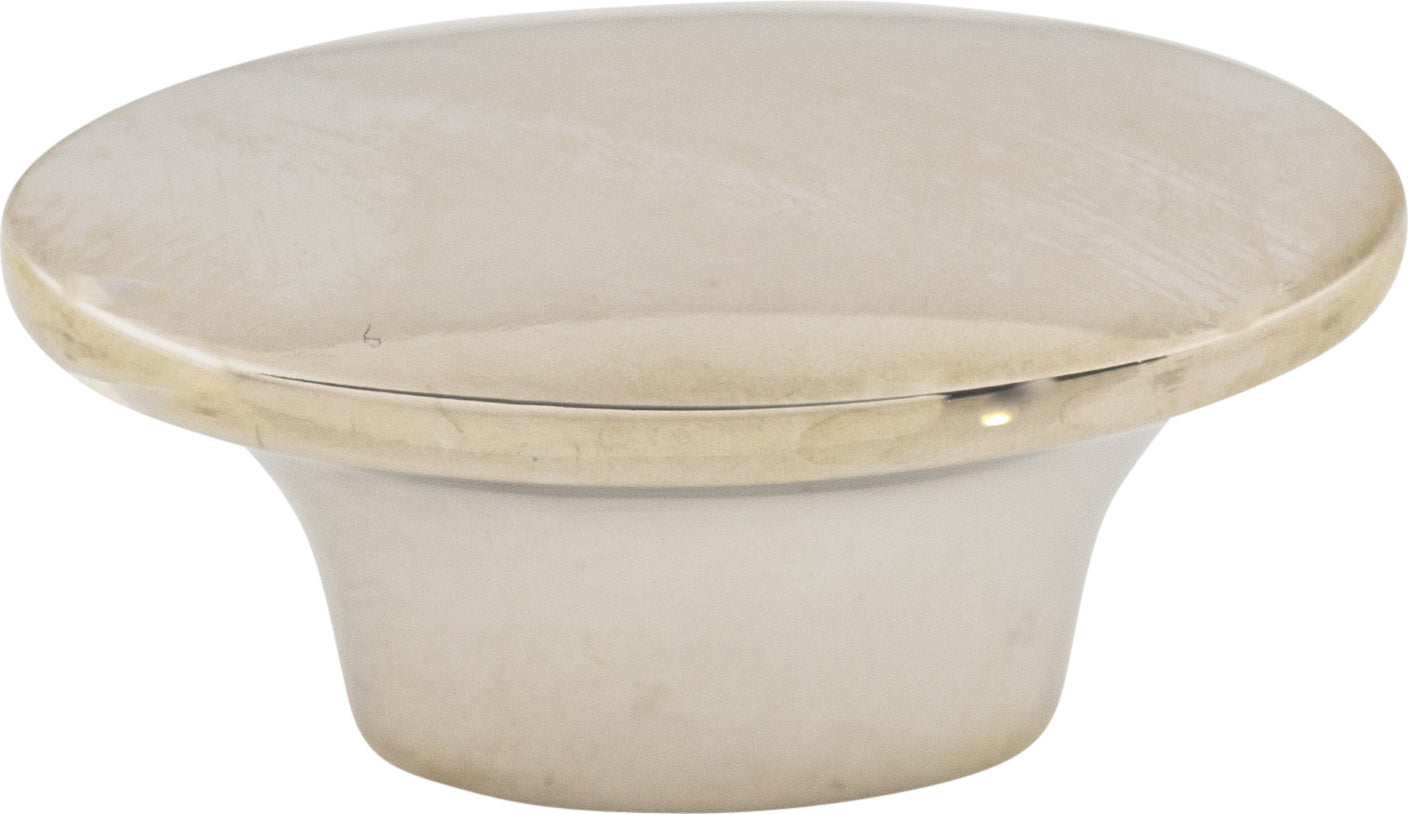 Top Knobs Oval Series 1-1/2"L Knob, Polished Nickel