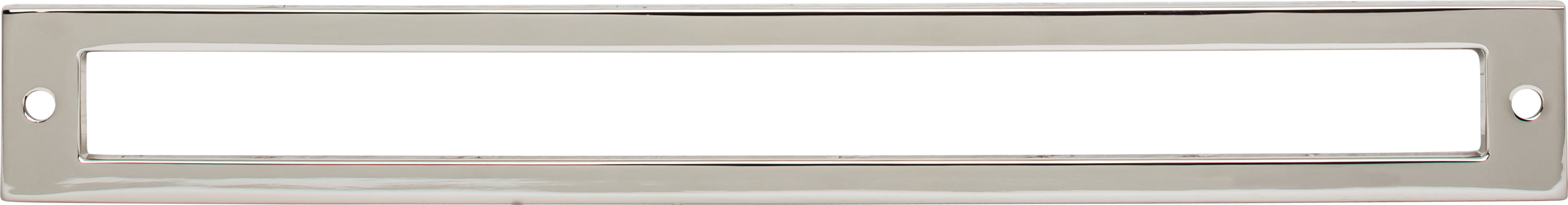 Top Knobs Hollin Series 8-13/16"(223mm) CC Backplate, Polished Nickel