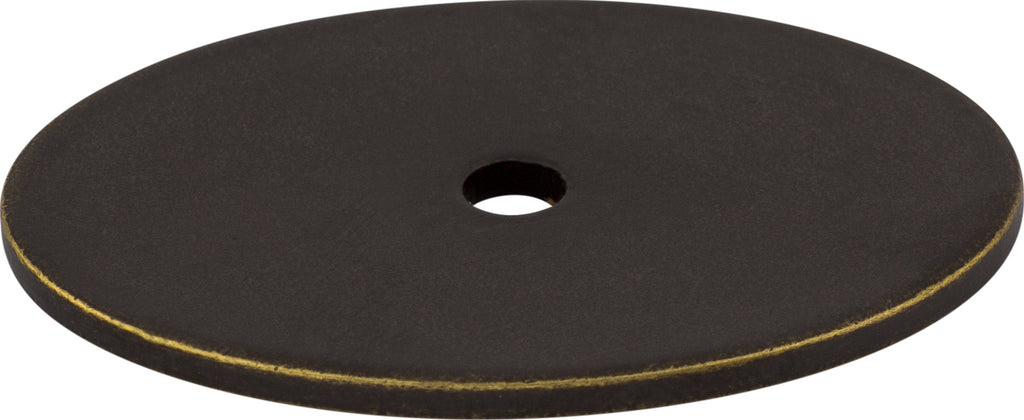 Top Knobs Oval Series 1-3/4"L Backplate, German Bronze