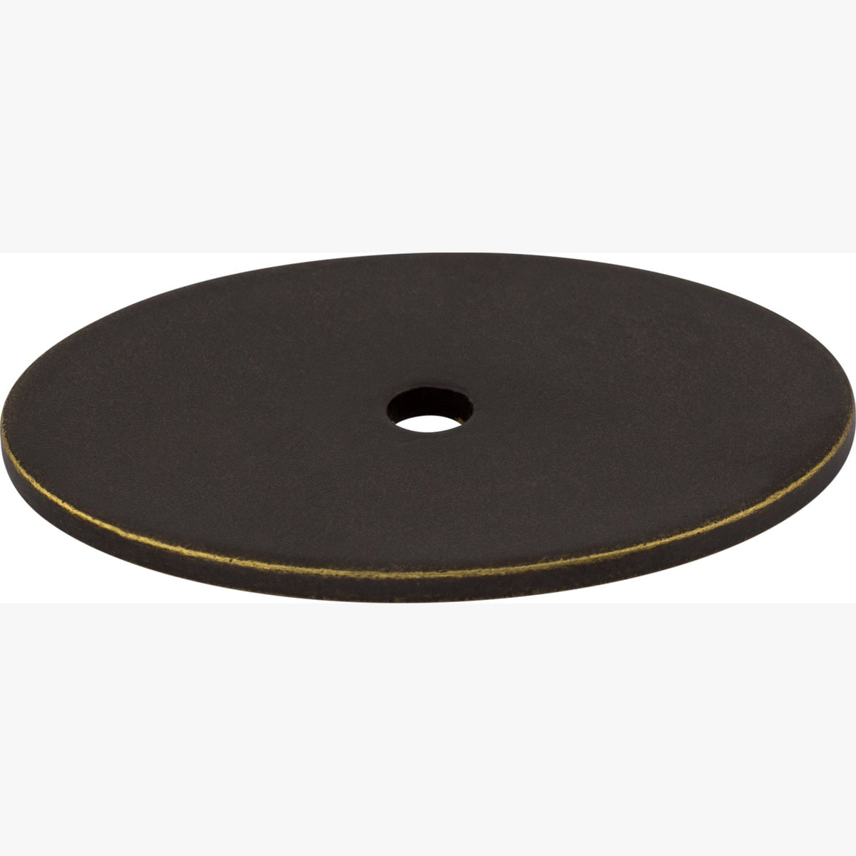 Top Knobs Oval Series 1-3/4"L Backplate, German Bronze