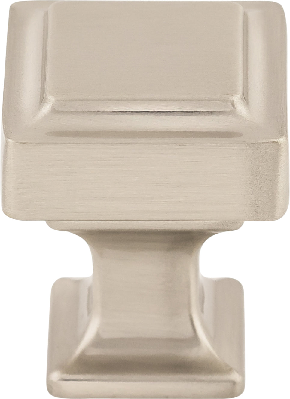 Top Knobs Ascendra Series 1"L Knob, Brushed Satin Nickel