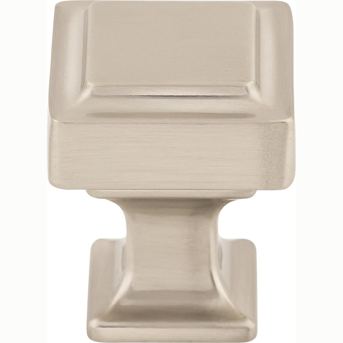 Top Knobs Ascendra Series 1"L Knob, Brushed Satin Nickel