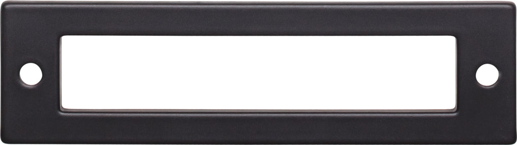 Top Knobs Hollin Series 3-3/4"(95mm) CC Backplate, Flat Black