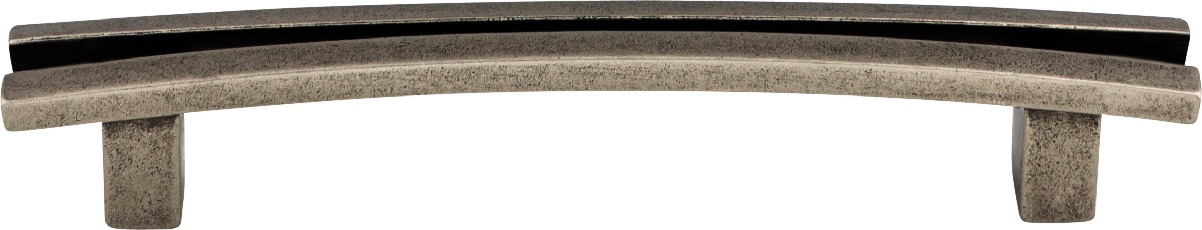 Top Knobs Flared Series 5"(127mm) CC Pull, Pewter Antique