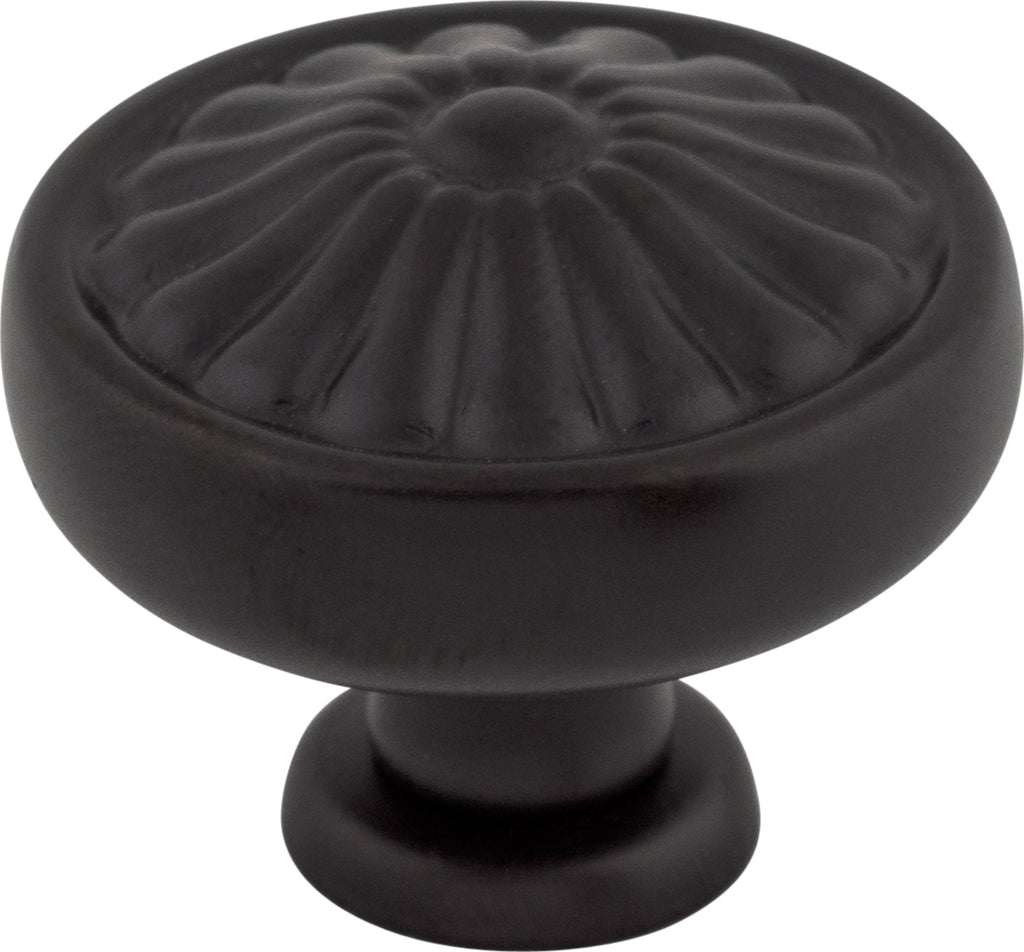 Top Knobs Flower Series 1-1/4"L Knob, Patina Black