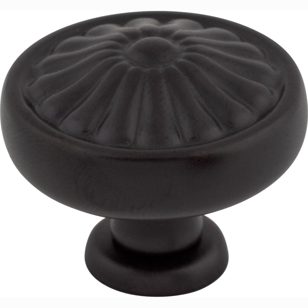Top Knobs Flower Series 1-1/4"L Knob, Patina Black