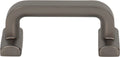 Top Knobs Harrison Series 2-1/2"(64mm) CC Pull, Ash Gray