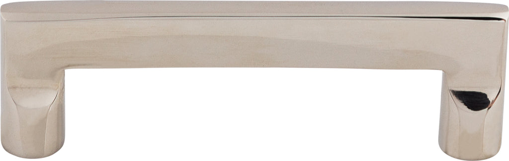 Top Knobs Aspen II Flat Series 4"(101mm) CC Pull, Polished Nickel