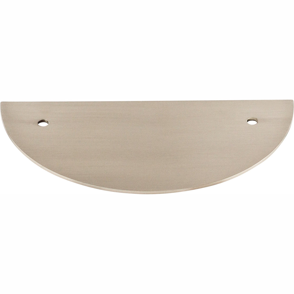 Half Circle 3 1/2" Center to Center Pull Backplate