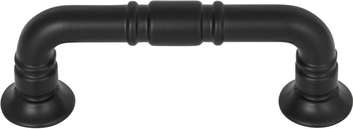 Top Knobs Kent Series 3"(76mm) CC Pull, Flat Black