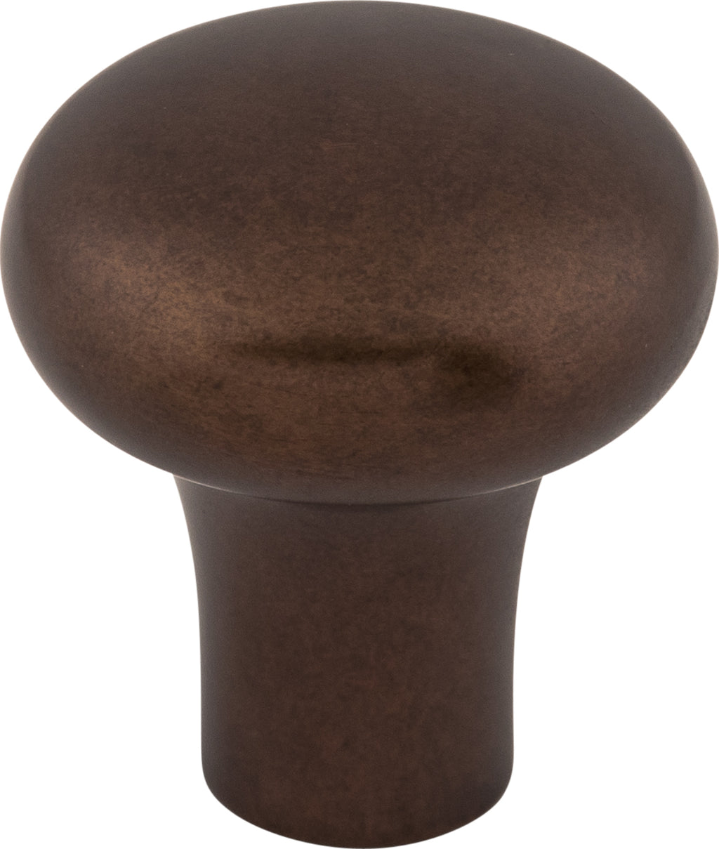 Top Knobs Aspen Round Series 1-1/8"L Knob, Mahogany Bronze