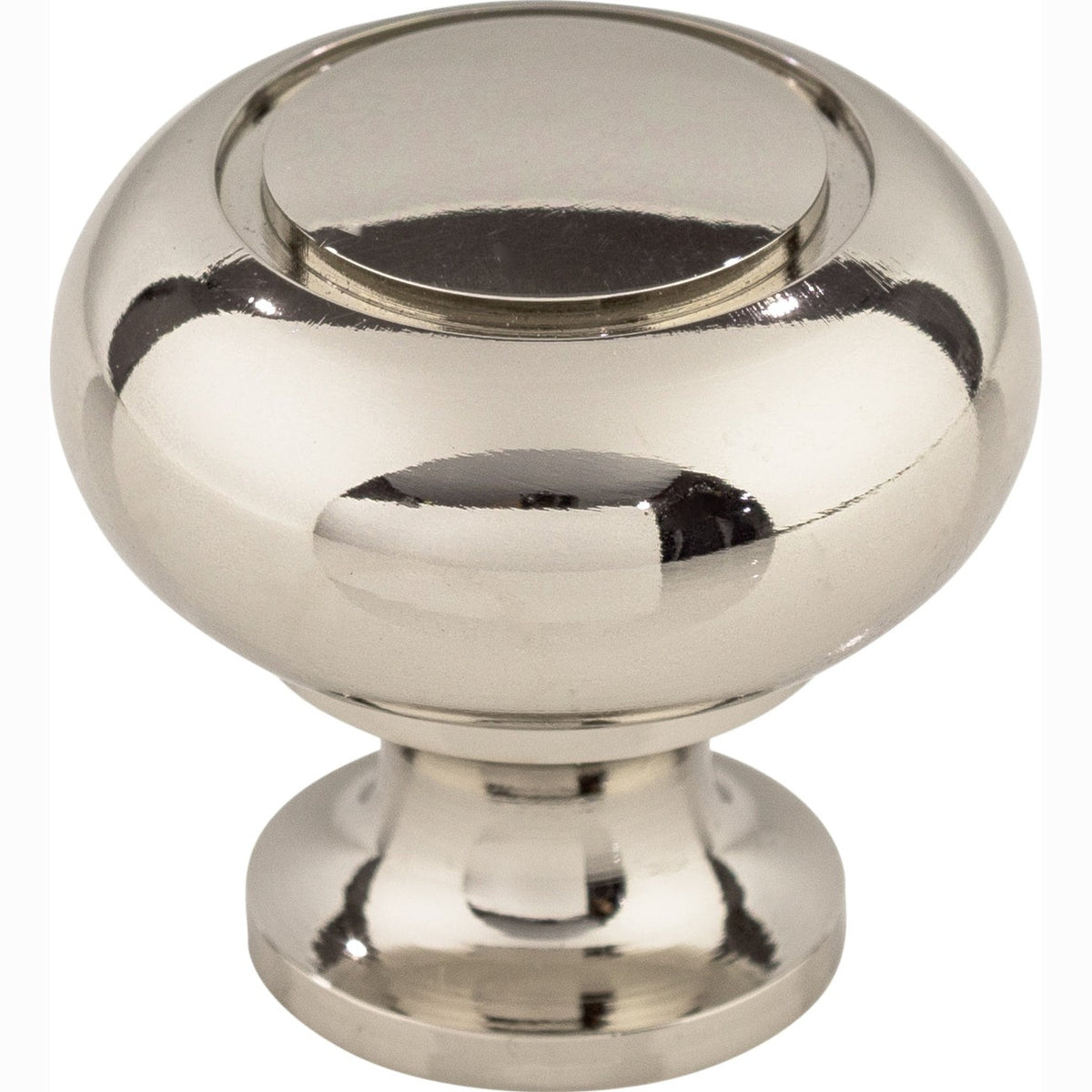 Top Knobs Ring Series 1-1/4"L Knob, Polished Nickel