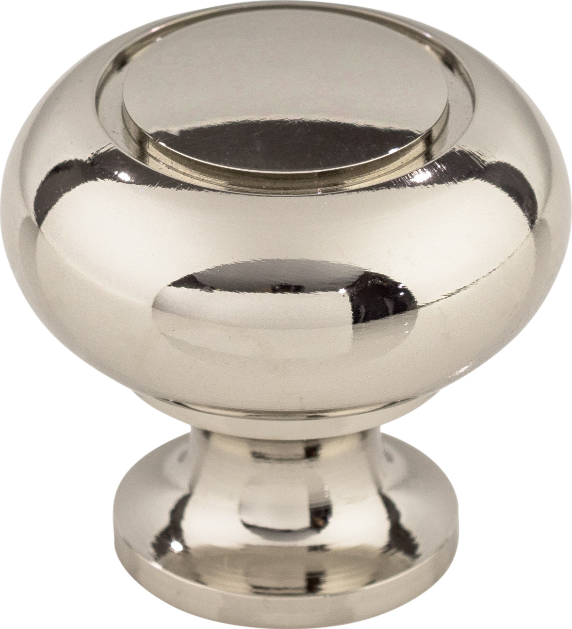 Top Knobs Ring Series 1-1/4"L Knob, Polished Nickel