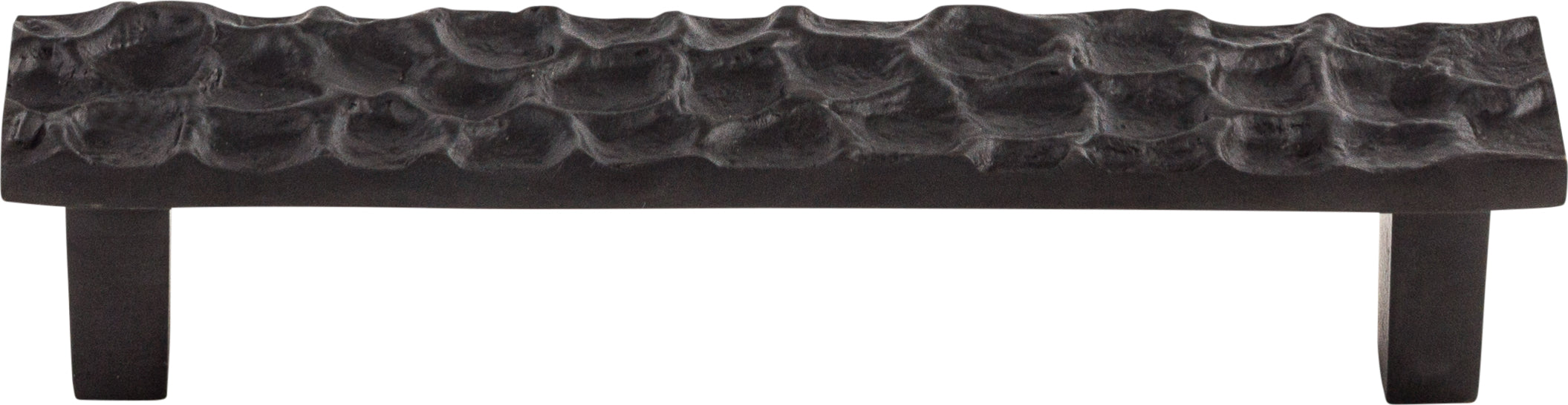 Top Knobs Cobblestone Series 5-1/16"(128mm) CC Pull, Coal Black